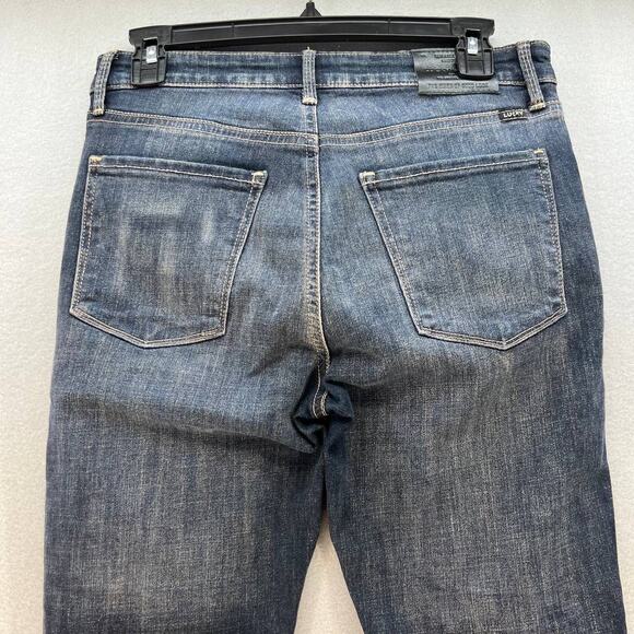 Lucky Brand Bridgette Ankle Skinny Size 4/27 Jeans Raw Hem Dark Wash 7W13923 - Picture 11 of 16